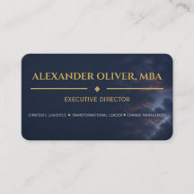 Premium Business Blue und Gold Executive