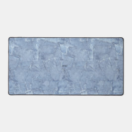 Premium Custom Light Blue Jean Denim Effect Schreibtischunterlage