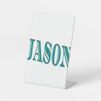 Premium-Custom-Typografie Namens Kunst und Retro-T Sockelschild