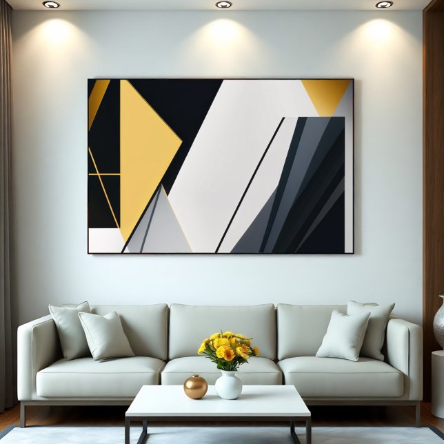 Premium Diagonal Geometry Poster (Von Creator hochgeladen)