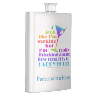 Premium FLASK - Wie lange bis zum Happy Hour Flachmann