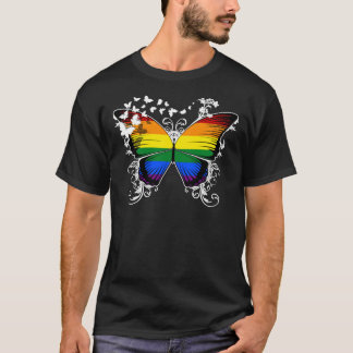 Premium Gay Pride Rainbow LGBT Butterfly Essential T-Shirt