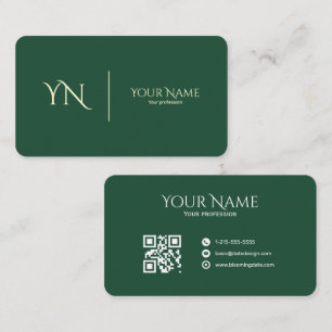 Premium-Geschäftskarte mit QR-Code Visitenkarte