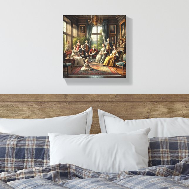 Premium Giclee Stretched Leinwand Design. (Insitu (Schlafzimmer))