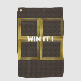 Premium Golf Handtuch, Behalt Dein Game Sharp auf  Golfhandtuch