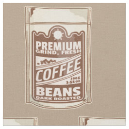 Premium Kaffeebohnen Plakat-Café Barista Stoff