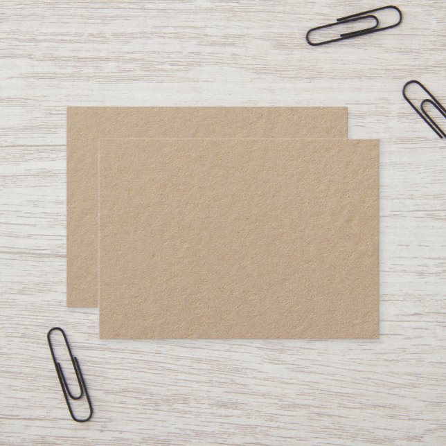 Premium Kraft Mighty Business Card Visitenkarte (Vorderseite/Rückseite Beispiel)