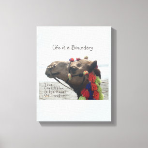 Premium Leben ist eine Boundary Wrapped Canvas (Gl Leinwanddruck