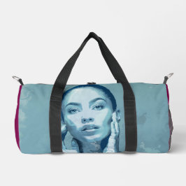 Premium-Leinwand "Frauen in Blau" Duffle Bag