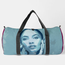 Premium-Leinwand "Frauen in Blau" Duffle Bag