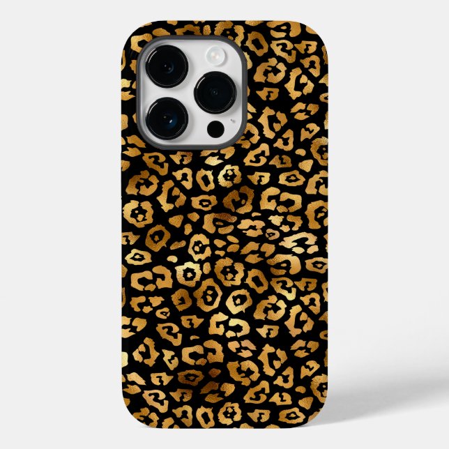 Premium Leopard-Muster Case-Mate iPhone 14 Pro Hülle (Rückseite)