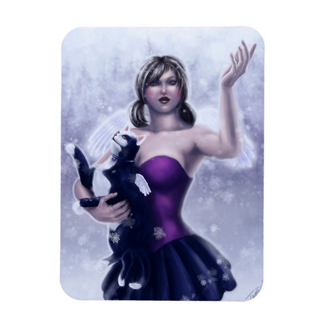 Premium Magnet "Snow Angels" (Vertikal)