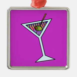 Premium MARTINI ART ORNAMENT Aus Metall