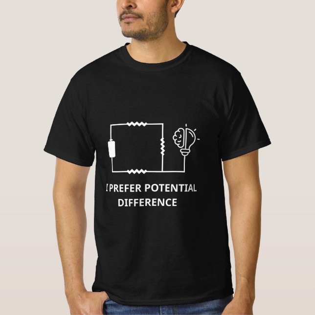 Premium Minimalist Engineering Design T-Shirt (Vorderseite)