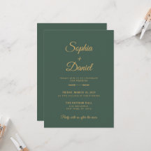 Premium Minimalistische Hochzeit in Salbeigrün