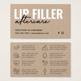Premium Öko Kraft Lip Filler Aftercare Advisor Car