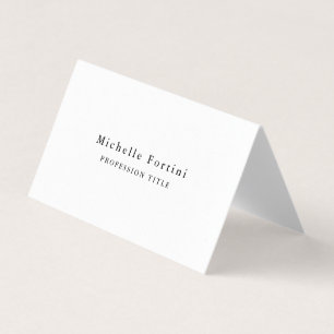 Premium Pearl Elegante Schlicht Minimalistisch Visitenkarten