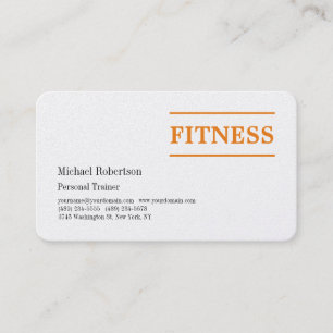 Premium Pearl Fitness Sport Beruflich Trainer Visitenkarte