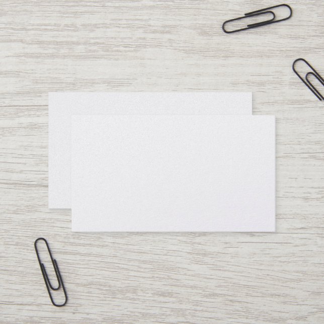 Premium Pearl Standard Business Card Visitenkarte (Vorderseite/Rückseite Beispiel)
