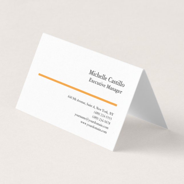 Premium-Perle-Professionell-Minimalistisch-Modern- Visitenkarten (Vorderseite)