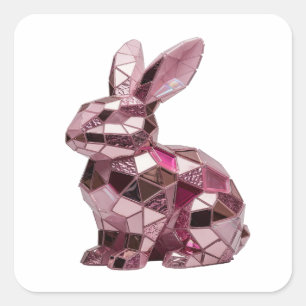 Premium Pink Abstraktes Craft Aufkleber