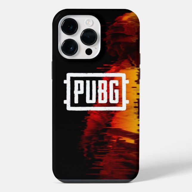 Premium PUBG Design iPhone 14 Pro Max Fall - Shock Hülle (Rückseite)