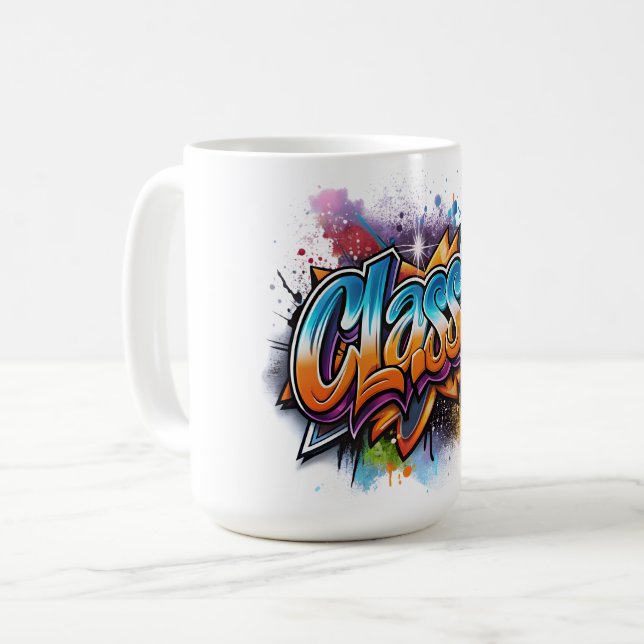 Premium Qualität für Herren Kaffeetasse (Vorderseite Links)