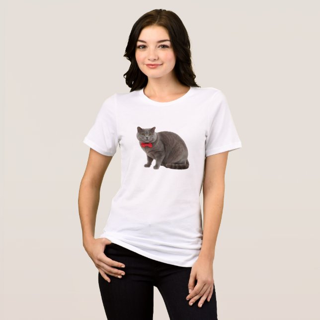 Premium Quality Cat, Women's  Tri-Blend Shirt (Vorderseite voll)