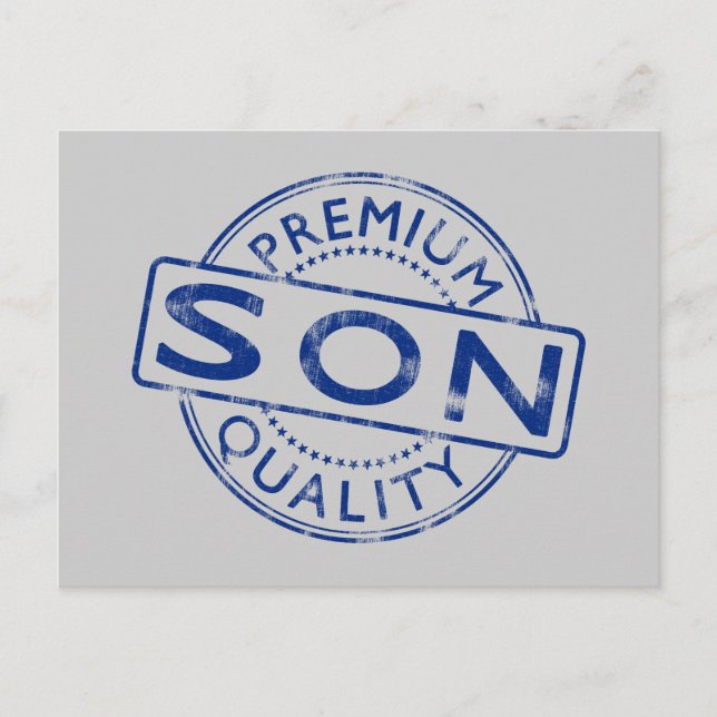 Premium Quality Son Postkarte (Vorderseite)