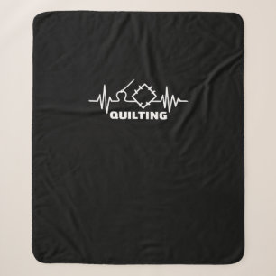 Premium-Quiltierstoff Funny Quilly Lovers Sherpadecke