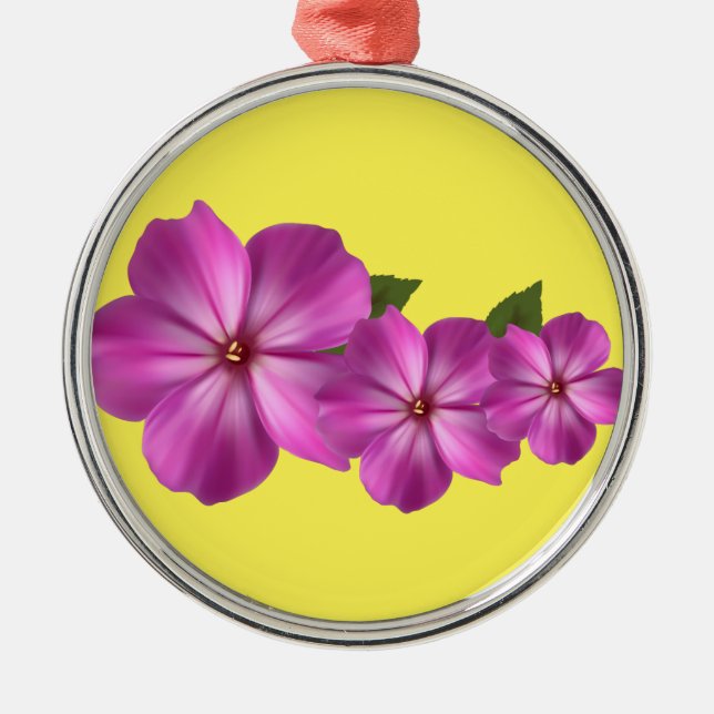 Premium Round Ornament Aus Metall (Vorne)
