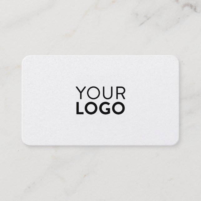 Premium Rounded Pearl Business Card Visitenkarte (Vorderseite)