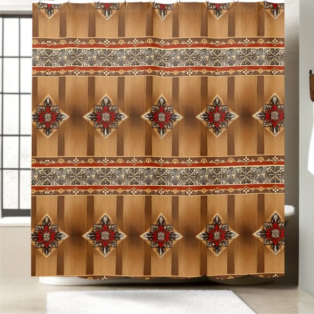 Premium Rustic Industrial Duschvorhang Art 1 (Von Creator hochgeladen)