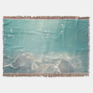 Premium Seafoam Grün Muschel Kunst Druck Decke