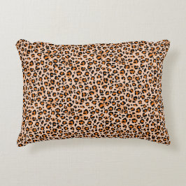 Premium Seamless Wild Safari Cat Animal Print Dekokissen