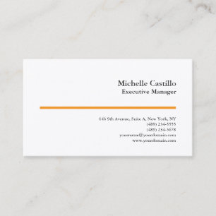 Premium-Seide Professionell Minimalistisch Modern  Visitenkarte