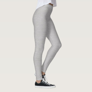 Premium-Silber-Metallstruktur Leggings