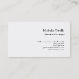 Premium Silk Beruflich Minimalistisch leicht Grau Visitenkarte