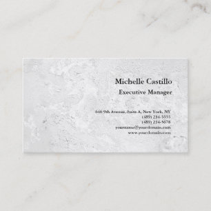Premium Silk Beruflich Minimalistische Grau-Wand Visitenkarte