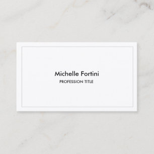 Premium Silk Elegant Schlicht Einfach Minimalistis Visitenkarte
