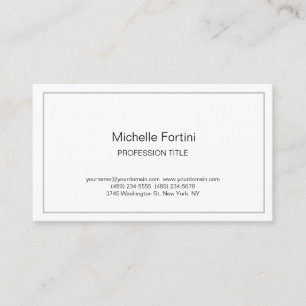 Premium Silk Elegant Schlicht Einfach Minimalistis Visitenkarte