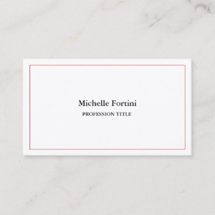 Premium Silk Elegant Schlicht Einfach Minimalistis Visitenkarte