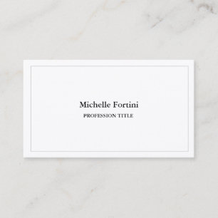 Premium Silk Elegant Schlicht Einfach Minimalistis Visitenkarte