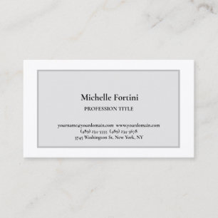 Premium Silk Elegant Schlicht Einfach Minimalistis Visitenkarte
