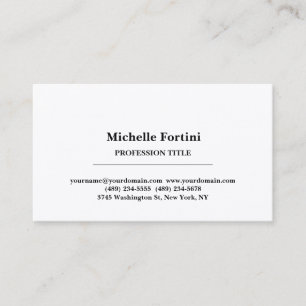 Premium Silk Elegant Schlicht schlicht Minimalisti Visitenkarte