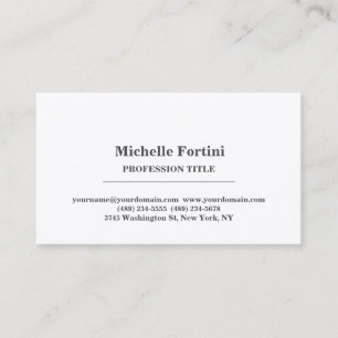 Premium Silk Elegant Schlicht schlicht Minimalisti Visitenkarte
