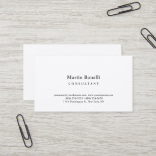 Premium Silk Elegante Consultant Minimalistisch Visitenkarte