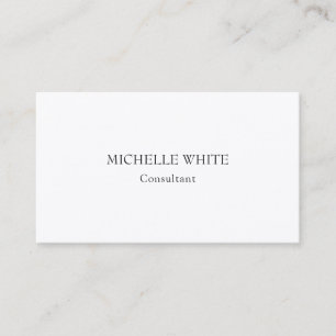 Premium Silk Klassisches Minimalistisches Beruflic Visitenkarte