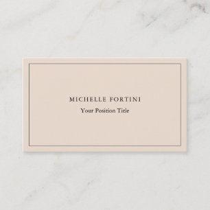 Premium Silk Trendy Minimalistisch Beruflich moder Visitenkarte