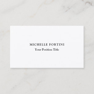 Premium Silk Trendy Minimalistisch Beruflich Visitenkarte